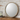 23" Antique Brass Round Line Mirror