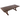 Bakersfield Dining Table In Medium Brown Finish