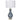 32"H Ceramic/Crystal Lamp