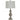 28" Metal Table Lamp