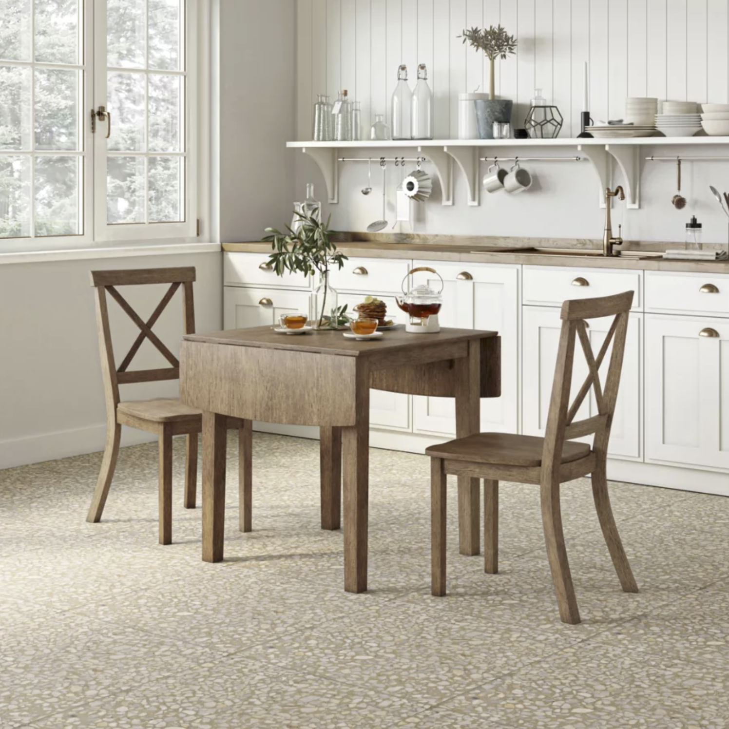 Eastern Table Eastern Tides Dining Drop Leaf Table – Moore's Furniture