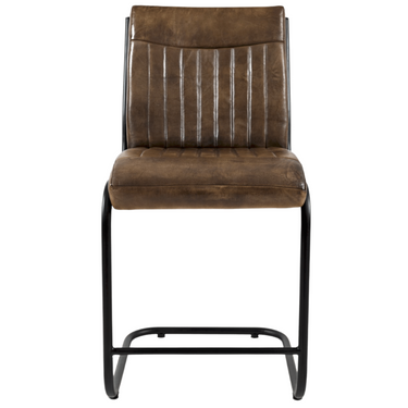 Aviator Genuine Leather Stool
