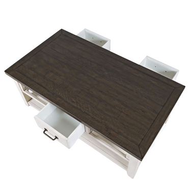 Madison County 3-Drawer Cocktail Table