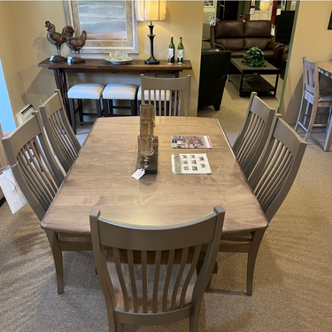 Double Pedestal Table W/2-11" Leaves