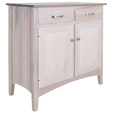 37" Maple Wide 2 Door Server