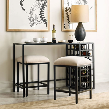 Mackintosh Wine Console W/Stools