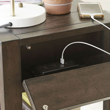 Portman Charging Chairside Table