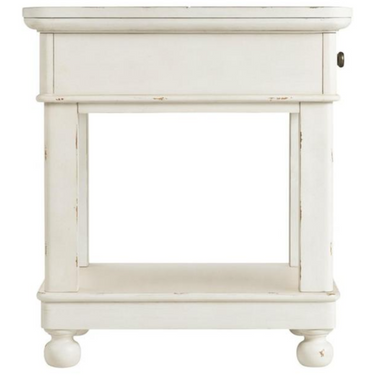 Bella Grigio Rectangular End Table