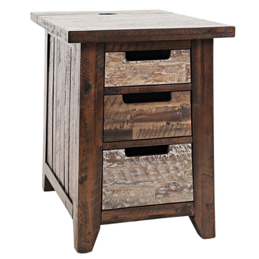 Painted Canyon Power Chairside Table