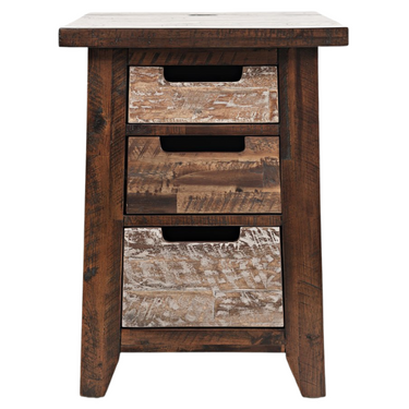 Painted Canyon Power Chairside Table