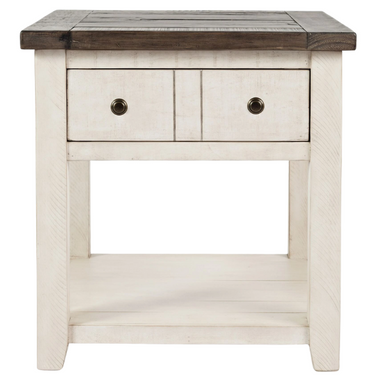 Madison County End Table W/Drawer-Shelf