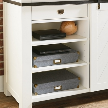 Junction Shiplap Sliding Door Media Console