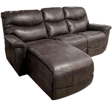 James 2 Pc Reclining Sectional w/Reclining Chaise
