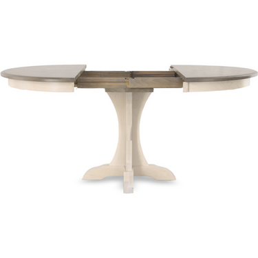 Mary 42" X 42" Round Pedestal Table with 1-18" Leaf