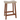 24" UPHOLSTERED SADDLE BARSTOOL