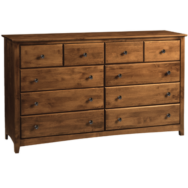 Shaker 10 Drawer Dresser