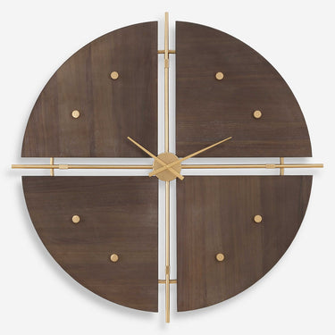 Walnut Elegance Clock