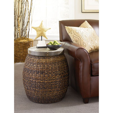 Hidden Treasures Round Accent Table