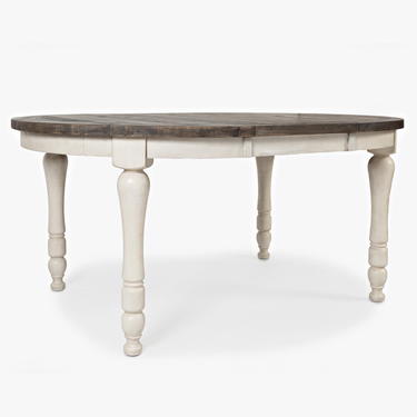 Madison County Round To Oval Leg Table (48" - 66")