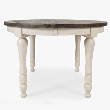 Madison County Round To Oval Leg Table (48" - 66")