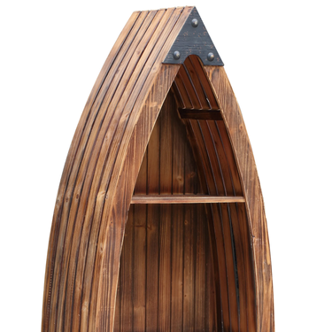 Rustic Canoe Bookcase