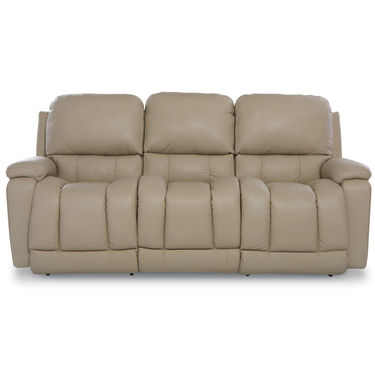 Greyson Power Reclining Leather Sofa w/Headrest