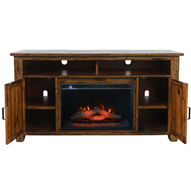 Cannon Valley 60" Media Console with Fireplace