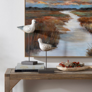 Coastal Bird Statues (2pc Set)