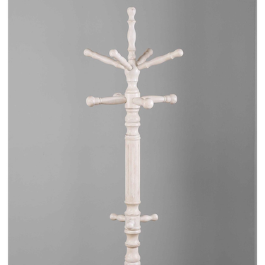 74.5"H Hardwood Coat Stand