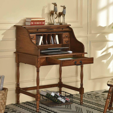 32" Mini Roll Top Desk w/USB