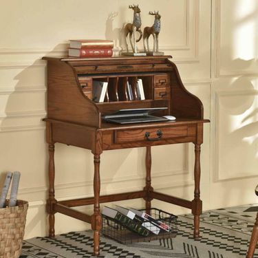 32" Mini Roll Top Desk w/USB