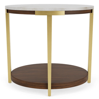 Emery Oval End Table