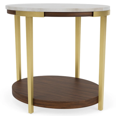 Emery Oval End Table