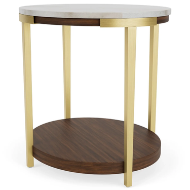 Emery Oval End Table