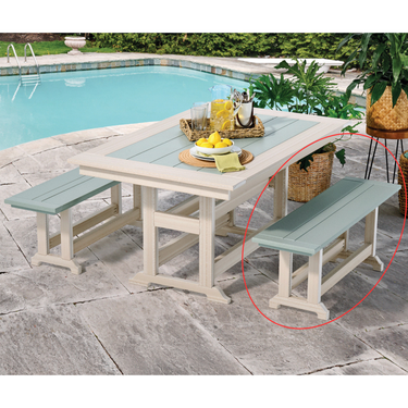 4' Outdoor Bench
