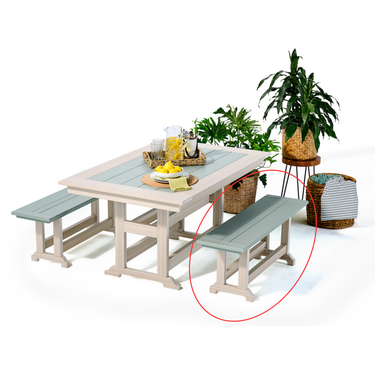 4' Outdoor Bench