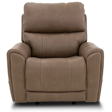 Carter Power Rocking Recliner with Power Headrest, Lumbar, Heat & Massage