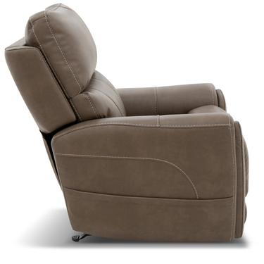 Carter Power Rocking Recliner with Power Headrest, Lumbar, Heat & Massage