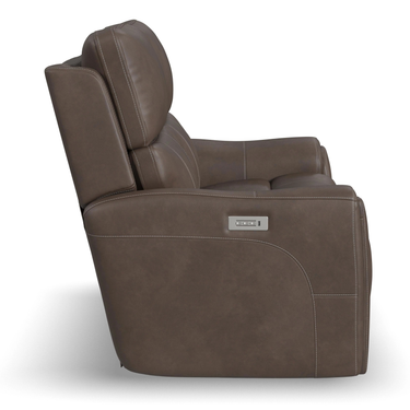 Carter Power Reclining Loveseat with Power Headrests & Lumbar