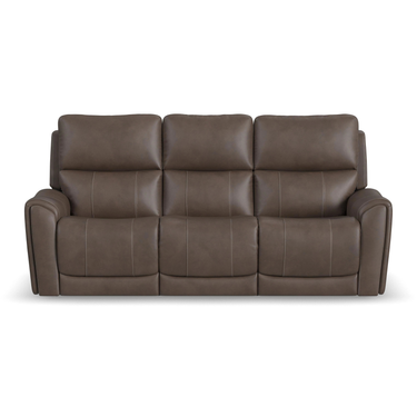 Carter Power Reclining Sofa with Console & Power Headrests & Lumbar