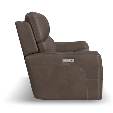 Carter Power Reclining Sofa with Console & Power Headrests & Lumbar