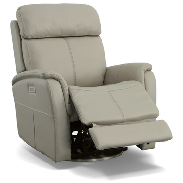 View Power Swivel Recliner with Power Headrest
