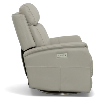 View Power Swivel Recliner with Power Headrest