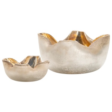 Dani Blown Glass Bowls (Set of 2)