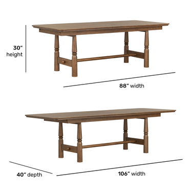 Azalea Rectangular Dining Table