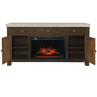 Sierrafina 63" Fireplace w/Log Set