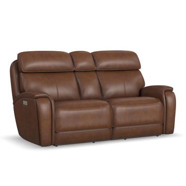 Walker Power Reclining Loveseat with Console, Power Headrest & Lumbar