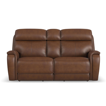 Walker Power Reclining Loveseat with Console, Power Headrest & Lumbar