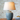 18" Grey Distressed Table Lamp