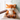 11" x 9" Orange & White Stuffed Fox